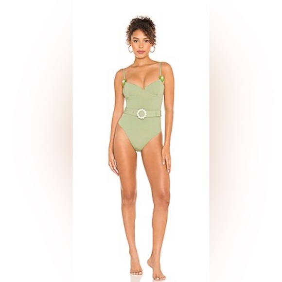 NEW MAIYO ORCHID SWIMSUIT IN SAGE GREEN - Picture 4 of 4